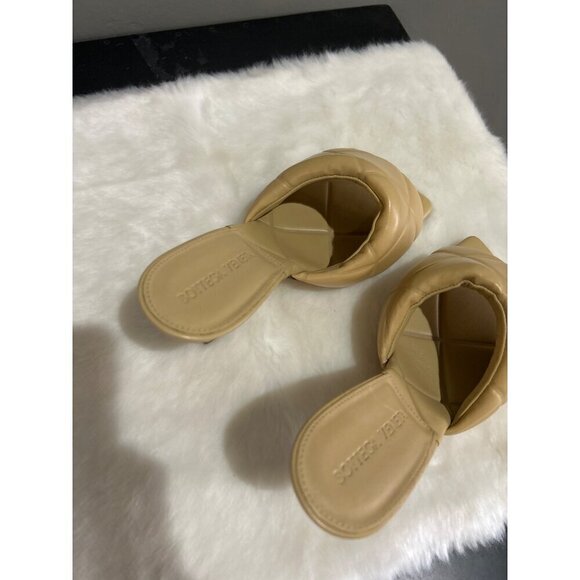 Bottega Veneta Rubber Lido Mule Sandals Cane Sugar Womens Size 36 6 - Picture 8 of 10